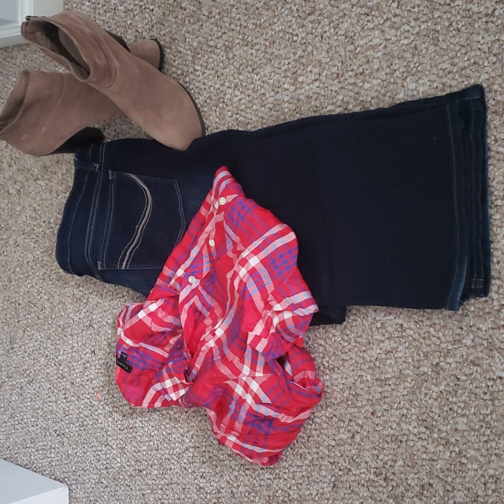Lee boot cut jeans size 14M